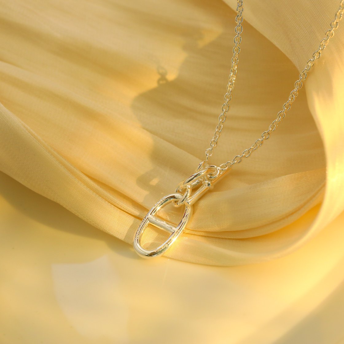 [GALE]HALSKETTE MIT ANHÄNGER HM CHAINE D'ANCRE, STERLINGSILBER 