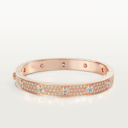 [GALE] LOVE ARMBAND 6,1 MM DIAMANT-PAVED 10 GROSSE DIAMANTEN