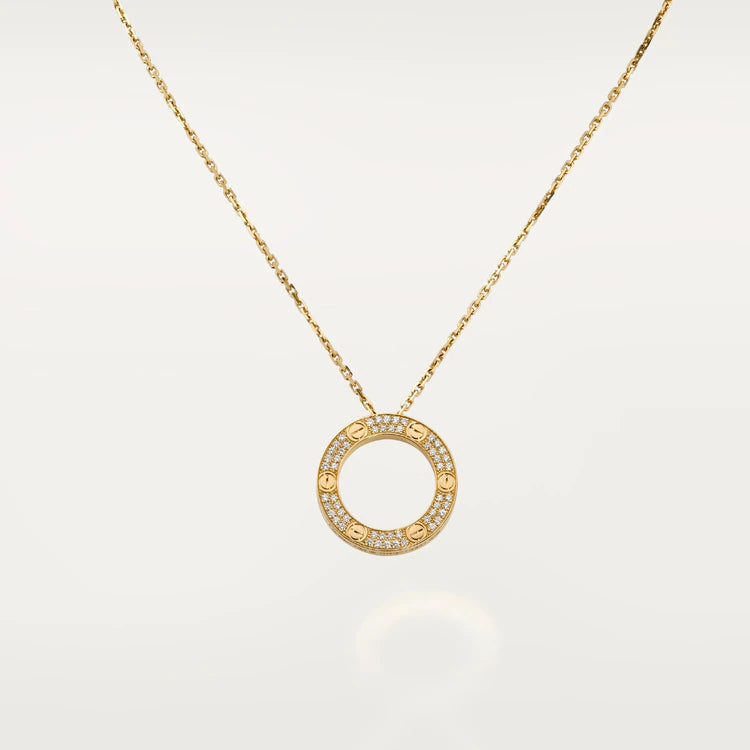 [GALE] Liebeskette, verstellbar, Roségold 