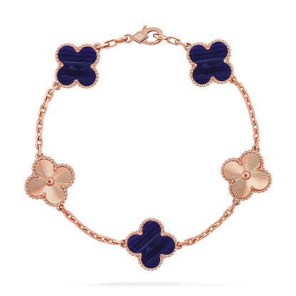 [GALE]CLOVER 5 MOTIF PURPLE STRIPES BRACELET COLLECTION