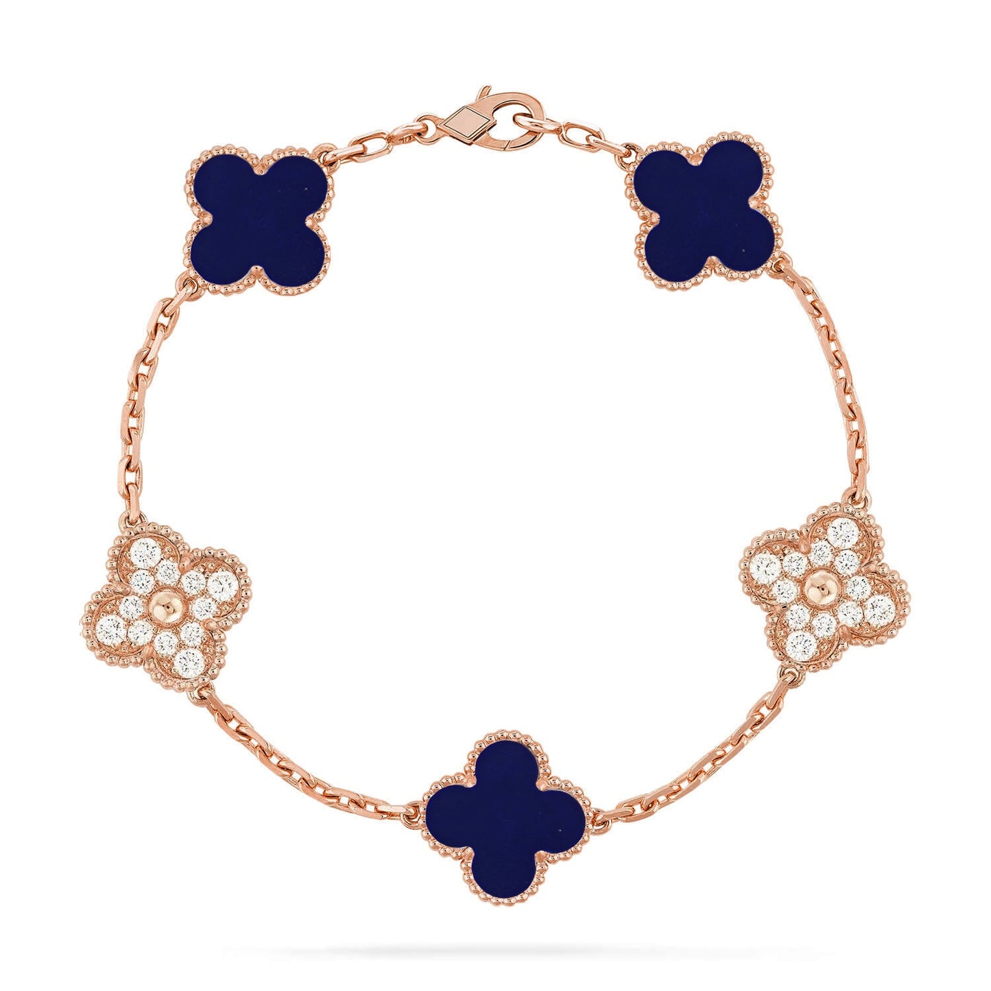 [GALE]CLOVER 5 MOTIF LAPIS LAZULI BRACELET COLLECTION