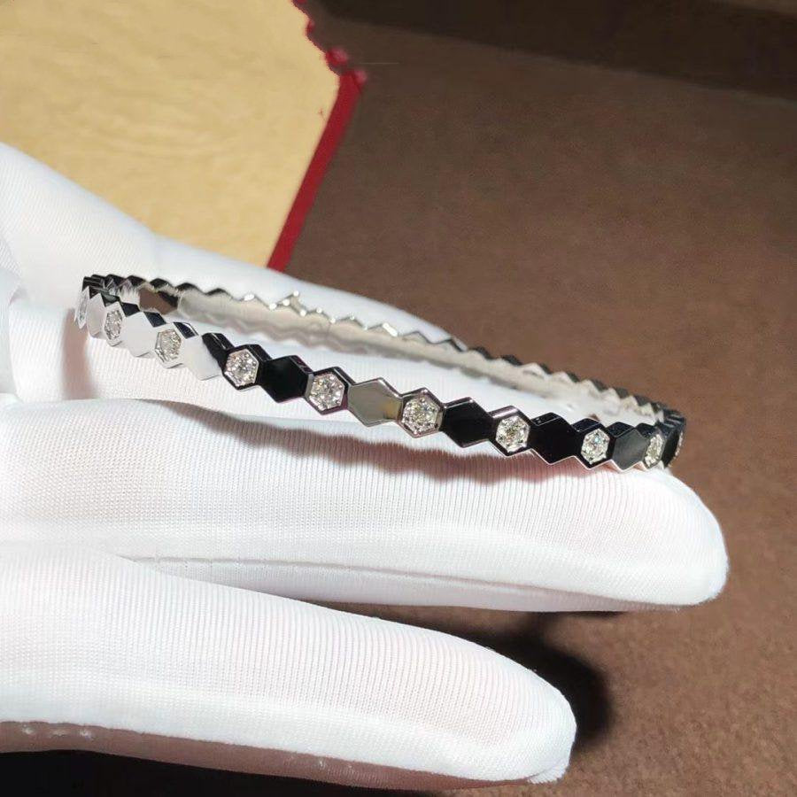 [GALE]BEE LOVE SILVER DIAMOND BRACELET