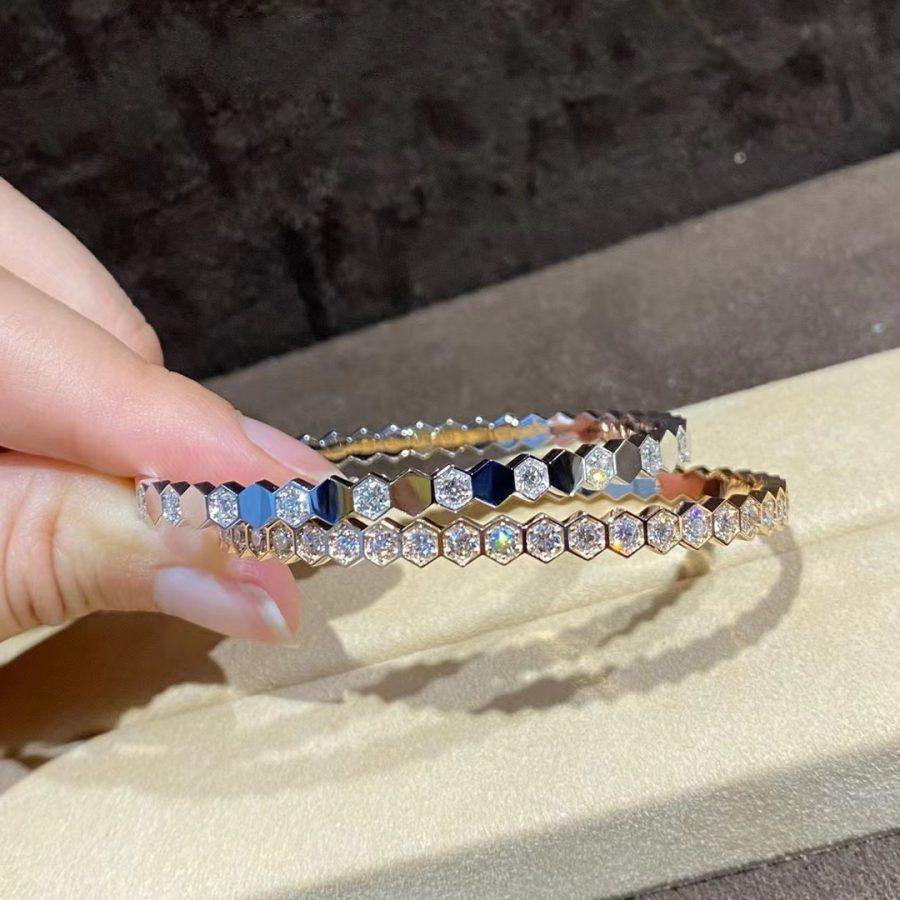 [GALE]BEE LOVE GOLD BRACELET FULL DIAMOND
