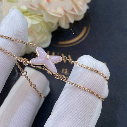 [GALE]JEUX BRACELET PINK MOP PINK GOLD 1 DIAMOND