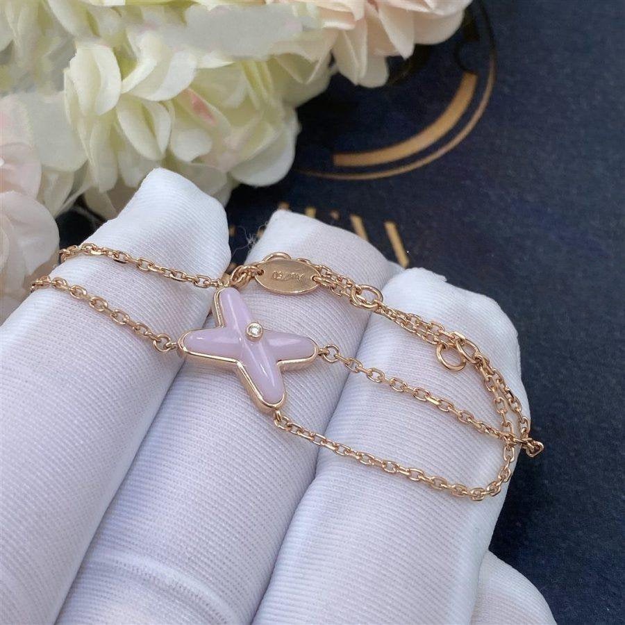 [GALE]JEUX BRACELET PINK MOP PINK GOLD 1 DIAMOND