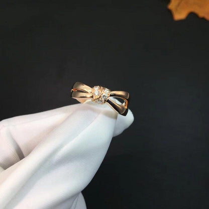 [GALE]LIENS RING ROSA GOLD DIAMANT