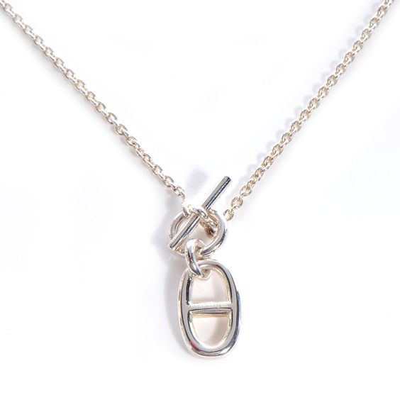 [GALE]HALSKETTE MIT ANHÄNGER HM CHAINE D'ANCRE, STERLINGSILBER 