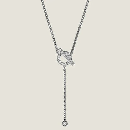 [GALE]FINESSE SILBER-DIAMANT-HALSKETTE