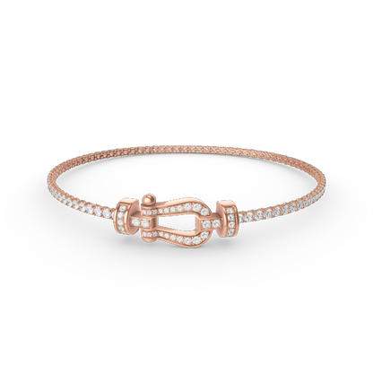 [GALE]FORCE HORSESHOE DIAMOND TENNIS ARMBAND