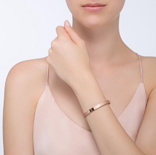 [GALE] LOVE ARMBAND 6,1 MM 4 DIAMANTEN 