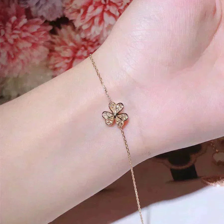 [GALE]FRIVOLE GOLD BLUMEN-DIAMANT-ARMBAND