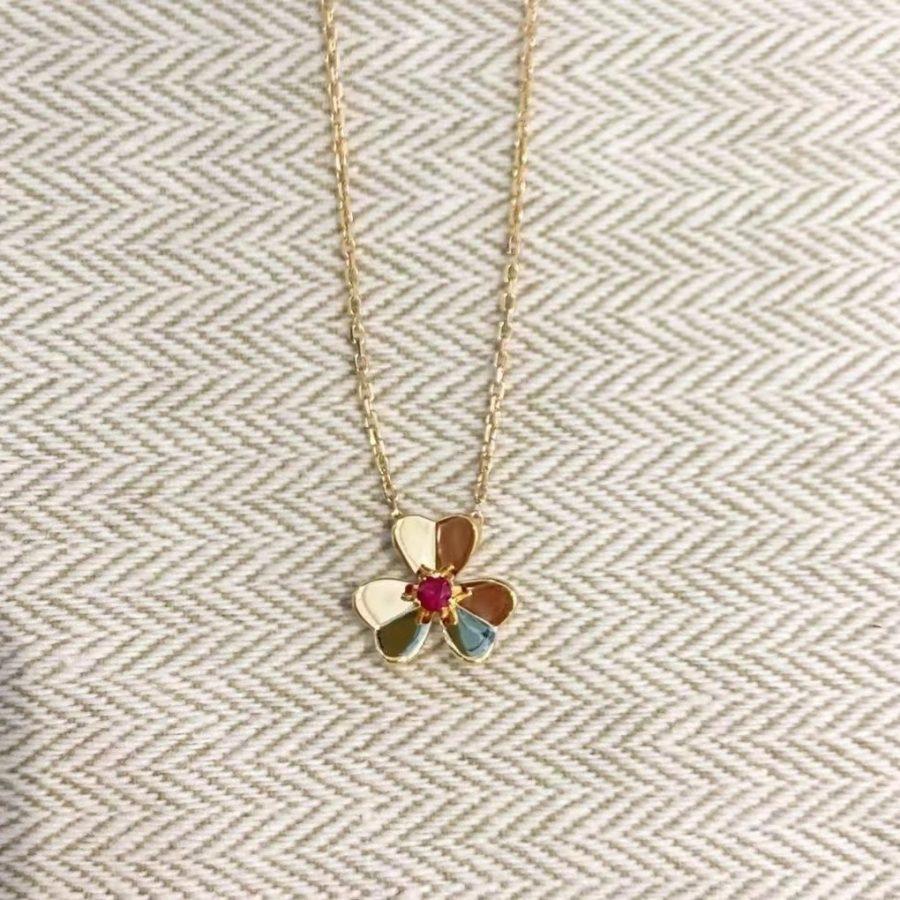 [GALE]FRIVOLE GOLDENE BLUMENKETTE