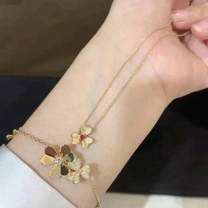 [GALE]FRIVOLE GOLDENE BLUMENKETTE