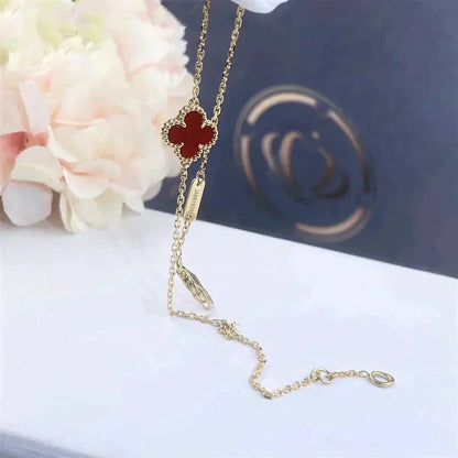 [GALE]CLOVER CARNELIAN EINZELNE BLUMENARMBAND