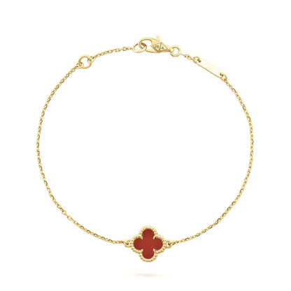 [GALE]CLOVER CARNELIAN EINZELNE BLUMENARMBAND