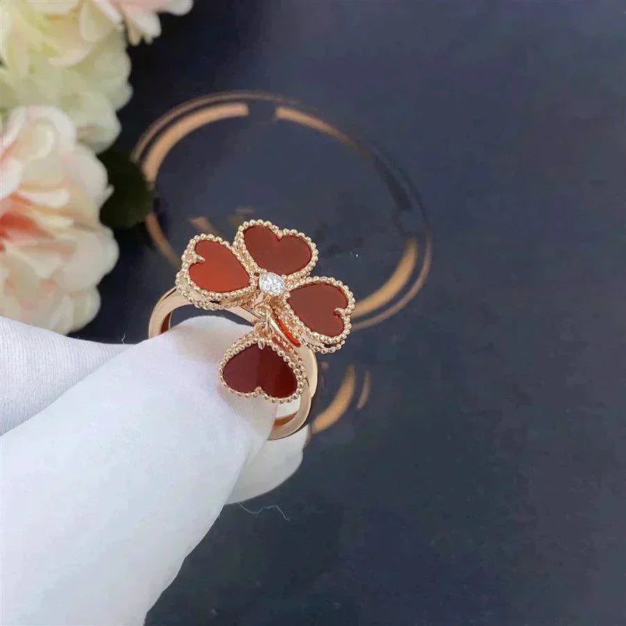 [GALE]SWEET CLOVER CARNELIAN RING