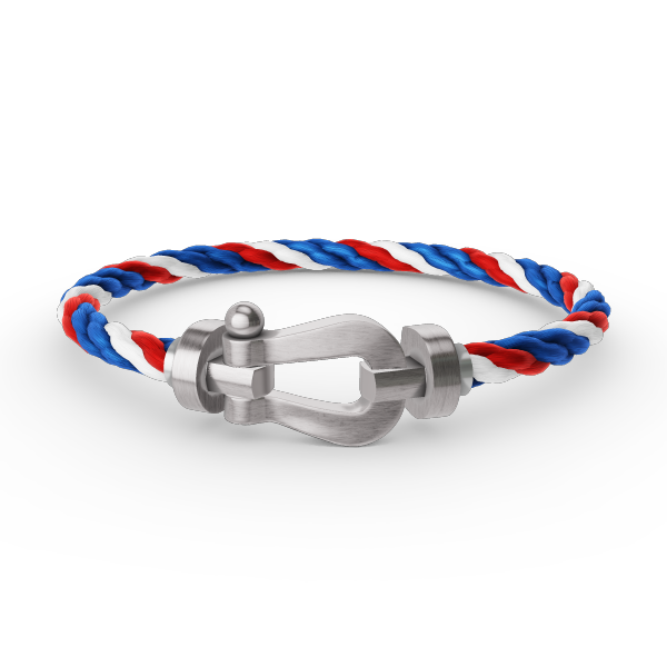 [GALE]FORCE LARGE HORSESHOE NO DIAMOND BRACELET SILVER