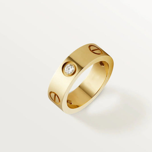 [ゲイル]ラブリング 5.5mm 3ダイヤモンド ピンクゴールド